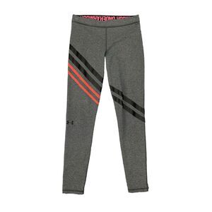Under Armour Pant Women Small Carbon Heather Favorite Leggings Engineered Fitted